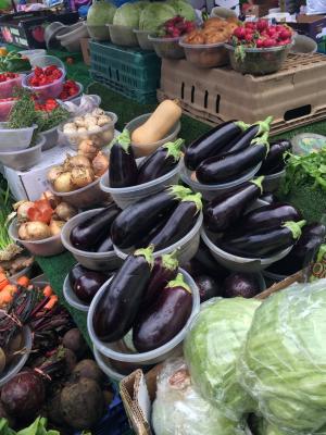 生产, 茄子, 健康, 蔬菜, 市场, 食品, 蔬菜