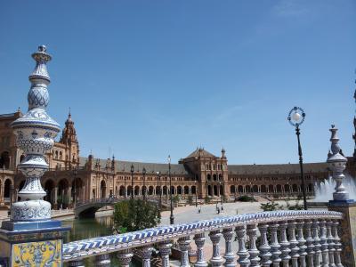 西班牙, 广场, 玛丽亚路易莎公园, 建筑, 著名的地方