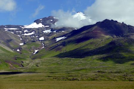 冰岛, 自然, 岩石, 岩质海岸, 火山岩, 火山, snaefellness