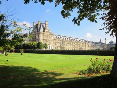 卢浮宫, 帕维隆 de 蒙德马桑, 草坪, 公园, 博物馆, 巴黎, 法国