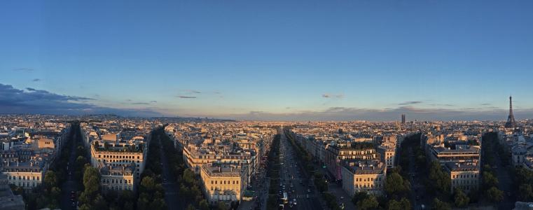 巴黎, 法国, 法语, 欧洲, 城市, 建筑, 天空
