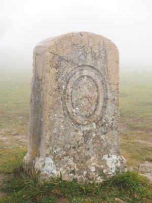 石头, 纪念石, 墓碑, 雾, 有雾, 神秘, 凯尔特人
