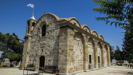 塞浦路斯, potamia, 教会, 东正教, 建筑, 宗教