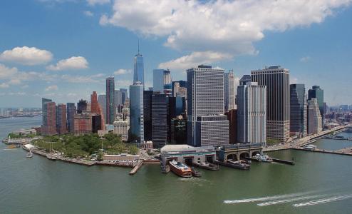 城市景观, 曼哈顿, 天际线, 视图, 具有里程碑意义, 纽约, 纽约城