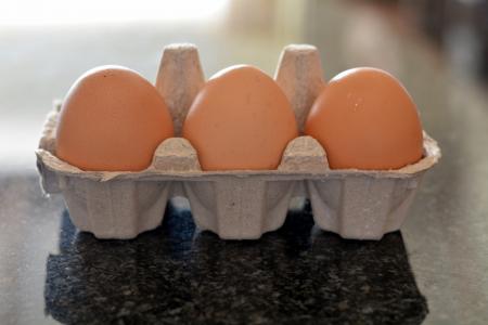 鸡蛋容器, 三鸡蛋, 食品, 健康