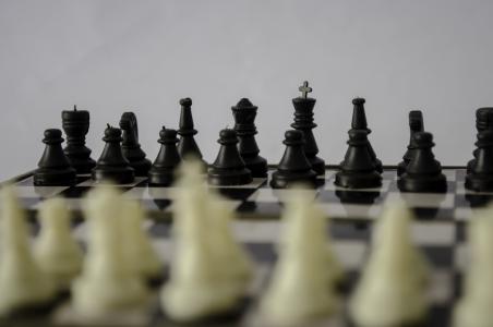 象棋, 国际象棋棋盘, 战略, 游戏, 黑色, 白色, 情报