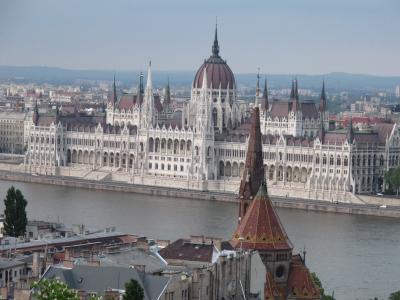 景观, 布达佩斯, 议会, 建筑, 天际线, 城市, 城市景观