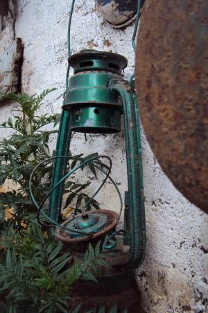 老灯笼, 破灯笼, 绿灯侠, 古董, 特写, 宏观, 煤油灯笼