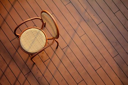 椅子, 放松, 实木复合地板, 木板, 木材, 背景, 顶视图