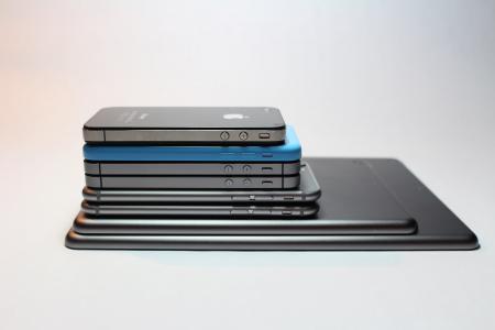 苹果的设备, 手机, 特写, 电子, 一代, ipad, iphone