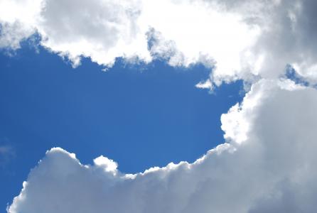 云彩, 天空, 诸天, cloudscape, 自然, 蓝色, 阳光