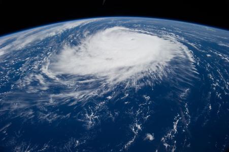 飓风, 爱德华, 国际空间站, 2014, 云彩, 天气, 风暴