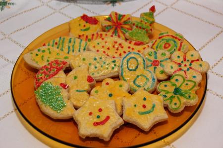饼干, 饼干, 饰品, 糕点, 来临, 圣诞节, 甜