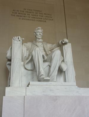 亚伯拉罕 · 林肯, 纪念碑, 感兴趣的地方, 美国, 华盛顿, 美国, 美国