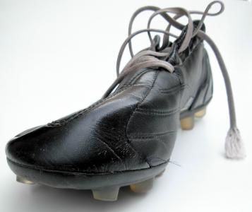 鞋子, 器, 足球靴, 黑色, 足球