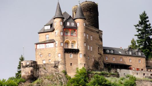 城堡, 德国, 景观, 欧洲, 建筑