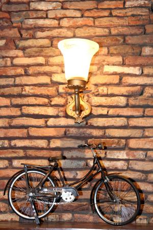 自行车, 设计, 创造力, 墙面砖, 灯