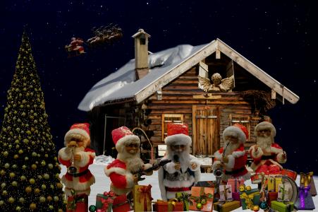 圣诞节, 圣诞贺卡, 圣诞老人, 圣诞老人, 尼古拉斯, 圣诞雪橇, 圣诞主题