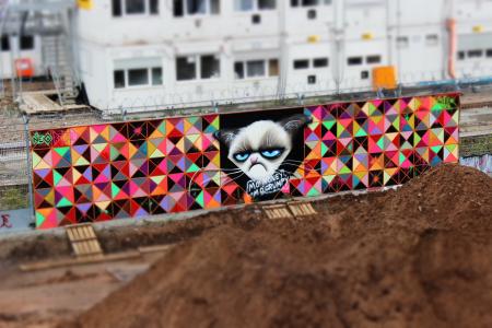 涂鸦, 新反叛, 街头艺术, 建筑围栏