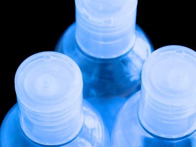 塑料, 瓶, 透明, 浅蓝色, 液体, 蓝色, 瓶