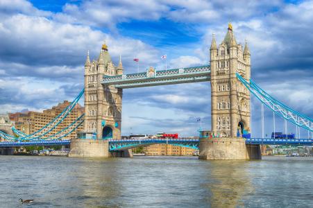 塔, 桥梁, 伦敦, 泰晤士河, 英格兰, 桥-男人作结构, 连接