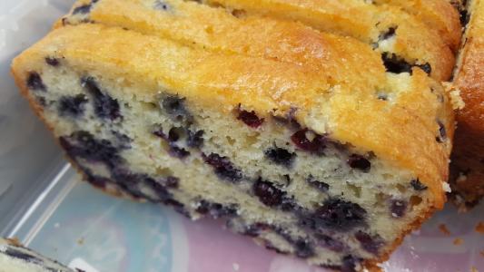 蓝莓蛋糕, 蛋糕, 浆果, 食品