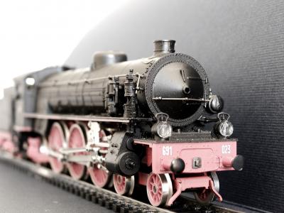 蒸汽机车, gr691, 意大利铁路, 小样, rivarossi