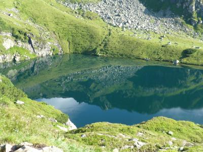 bergsee, 高山湖, 山脉, 徒步旅行, 奥地利, 水晶般清澈