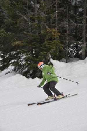 滑雪, 惠斯勒, 加拿大, 不列颠哥伦比亚省, 冬天, 滑雪