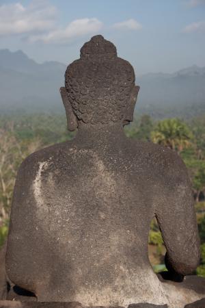 印度尼西亚, bropudur, java, 雕像