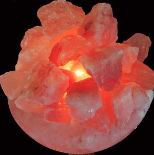岩盐灯, 喜马拉雅山, 矿物, 电解, 美, 红色