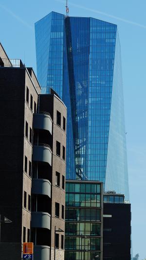 欧洲央行, 银行, 欧元, 摩天大楼, 法兰克福, 摩天大楼, 欧洲中央银行