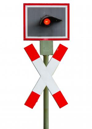 信号, 火车, andreaskreuz, 交通灯, 红色, 铁路, 警告