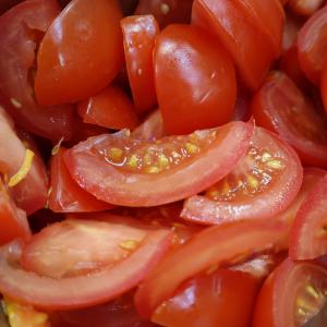 切碎, 西红柿, 番茄, 食品, 红色, 沙拉, 有机