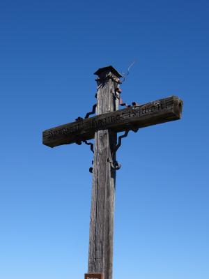 跨峰会, 十字架, 蓝蓝的天空