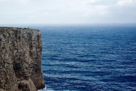 悬崖, 纯粹的, 人, 自杀, 景观, 岩石, 旅行