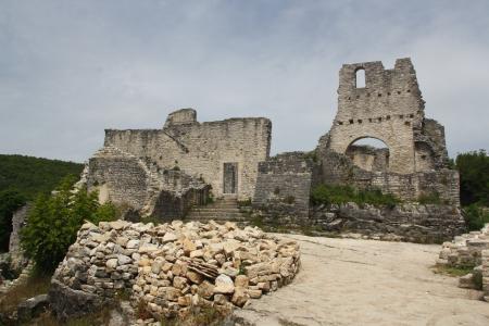 克罗地亚, 城堡, 废墟, 老, 石头, 历史, 堡
