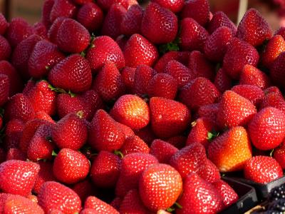 草莓, 水果, 红色, 健康, 新鲜, 食品, 甜