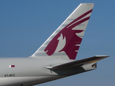 卡塔尔航空公司, 货物, 波音 777, 机场, 飞机, 飞机, 航空