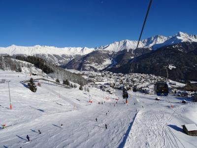 fiss, serfaus, 滑雪胜地, 奥地利, 雪, 白色, 山脉