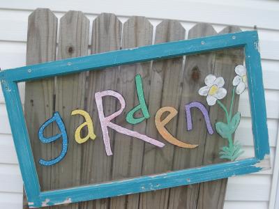花园, 艺术, 栅栏, 图片, 框架, 装饰, 绿松石