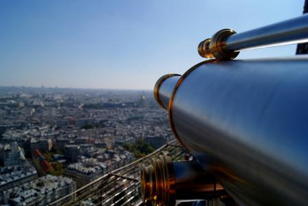 巴黎, 视图, 观点, 埃菲尔铁塔, 欧洲, 法国, 景观