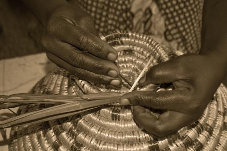 编织, 工艺篮, 非洲, 手工制作