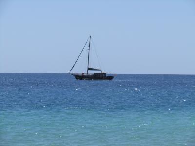 帆船, 岛, 加那利群岛, 小船