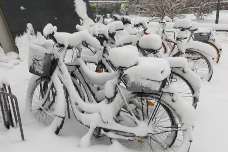 冬天, 慕尼黑, 自行车