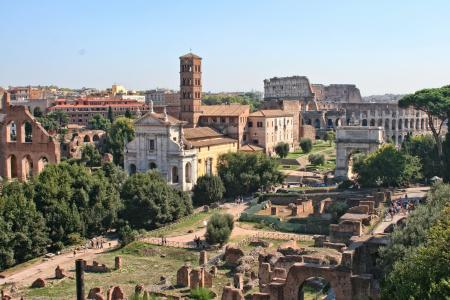 意大利, 罗马, 罗马论坛, 古建筑, 体育馆