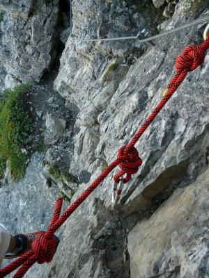 绳子, 登山绳, 卸载, 结, 马枪, 备份, 的绳子