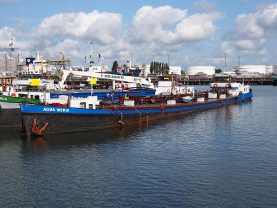 aqua 伊比利亚, 船舶, 容器, 端口, 鹿特丹, 港口, 码头