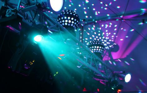dj, 迪斯科舞厅, 照明, 一方, 庆祝活动, 音乐, 夜总会