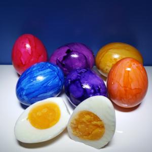 复活节彩蛋, 复活节, 多彩, 鸡蛋, 画, 食品色素
